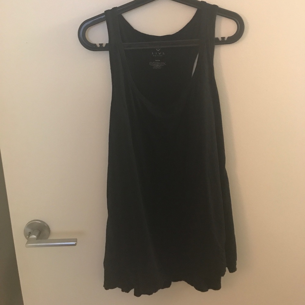 Livi Active Black Racerback Tank