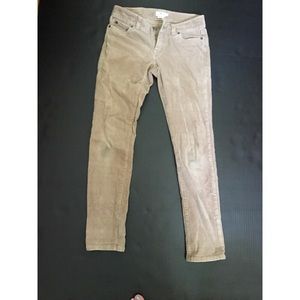 Classic tan corduroy