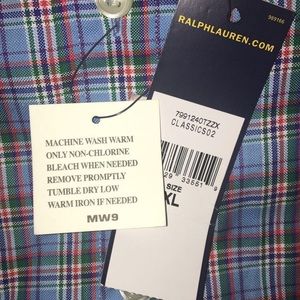 Men's XL Polo Button Down