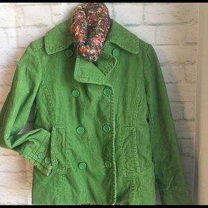 Gap Corduroy Peacoat - Size Medium