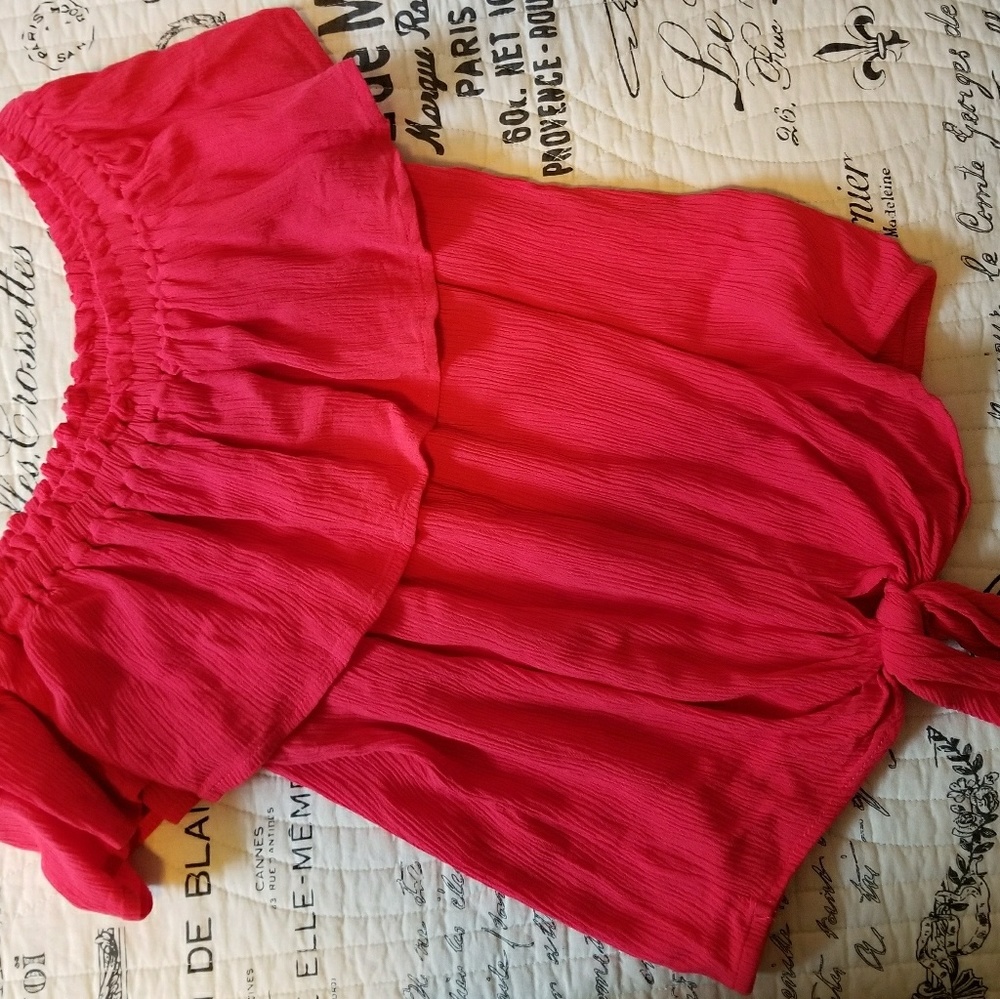 Express off shoulder top