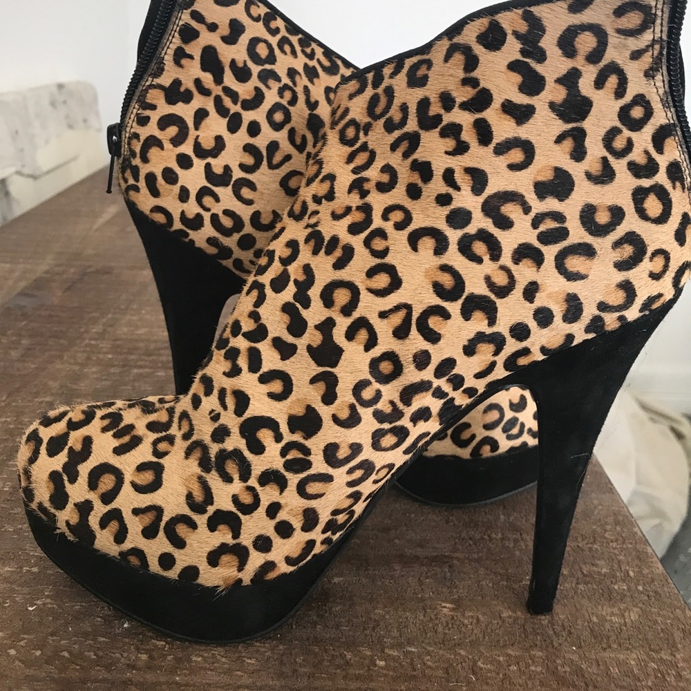 Leopard Booties