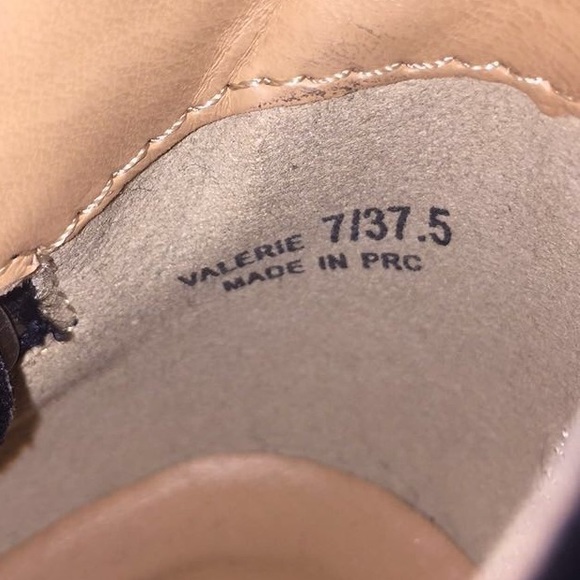 ♡ SALE women's black zipper wedges - size 7 - Picture 5 of 5