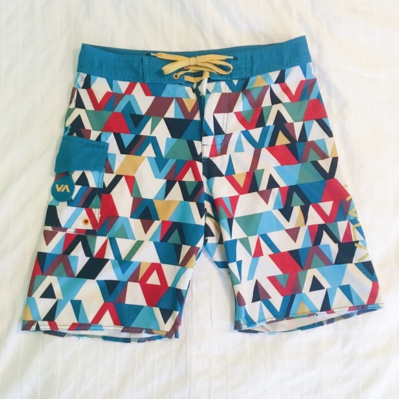 Men's RVCA Swim Trunks - Picture 2 of 7