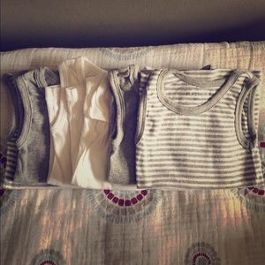 •Burts Bees organic tank/undershirt bundle•