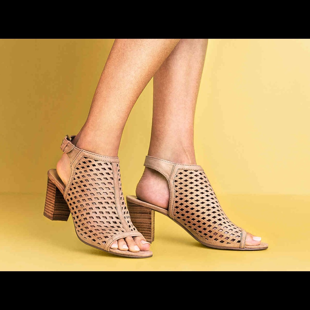 Blocked heel sandals
