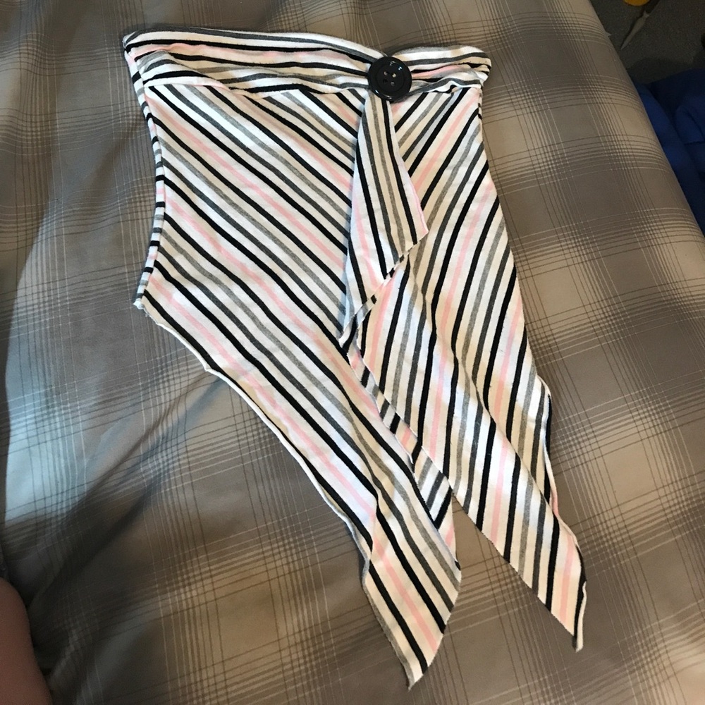 Strapless shirt