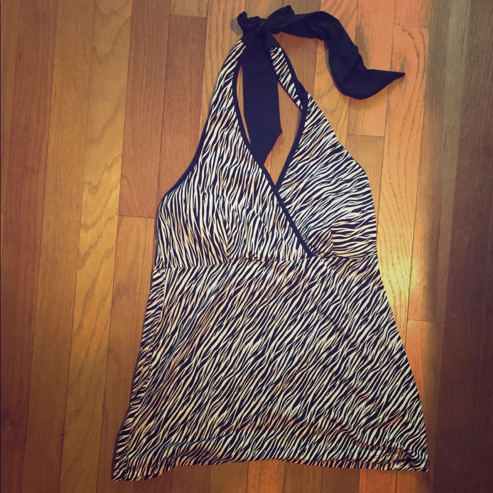 Zebra tank top