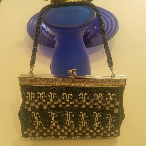 Vintage beaded handbag - Picture 3 of 3