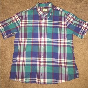 Men's plaid Dockers button down