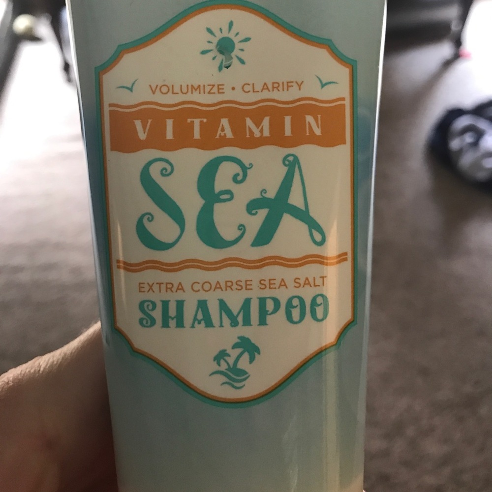 Sea salt shampoo