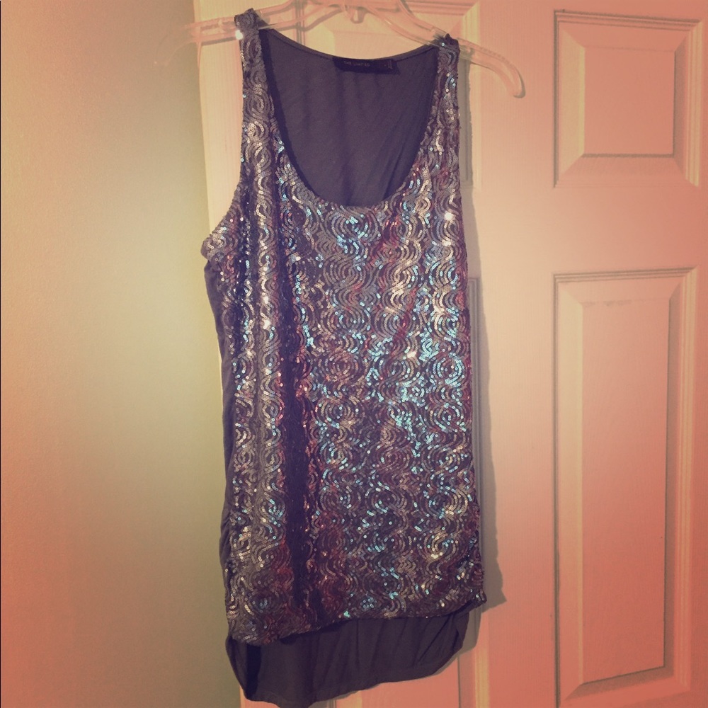 Sequin tank top