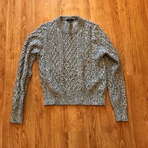 J. Crew cable knit sweater