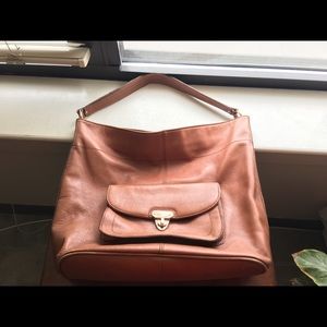 Banana Republic Cognac Hobo handbag