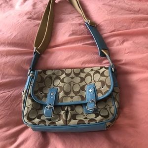Coach cross body satchel . Used