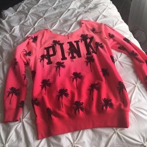 NWOT PINK Victoria's Secret Ombré Sweatshirt
