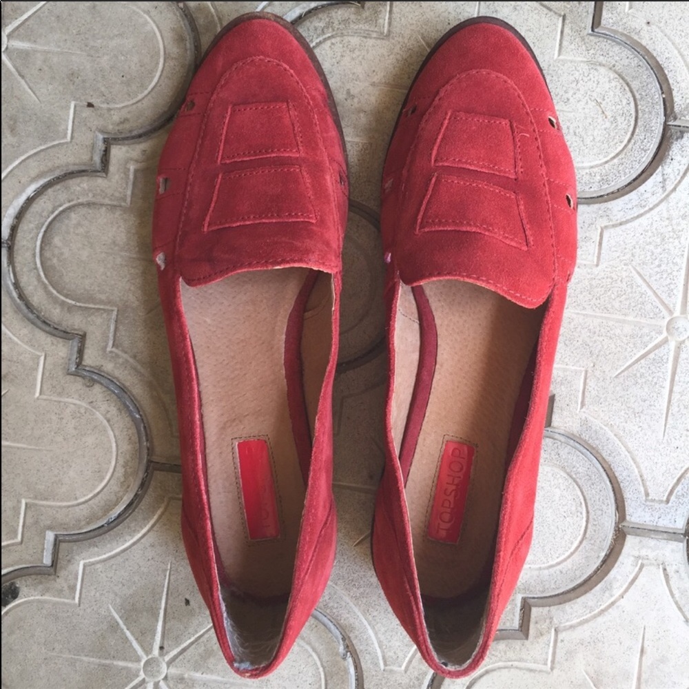 Top Sop Suede Flats