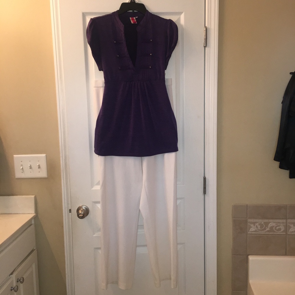 Blouse with dress pants