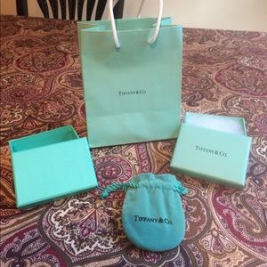 Tiffany bag, pouch and two boxes