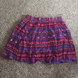 Tribal print skirt