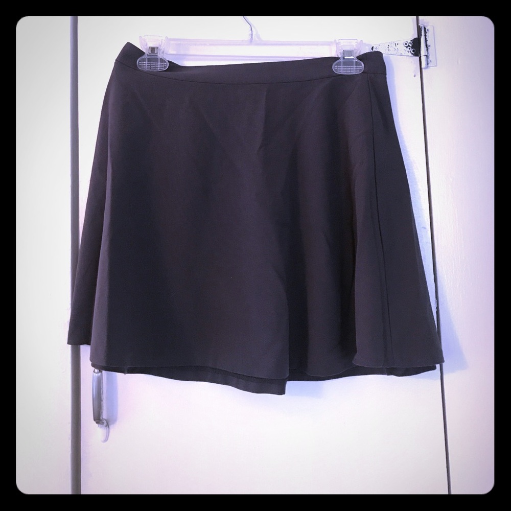 Slate gray skater skirt