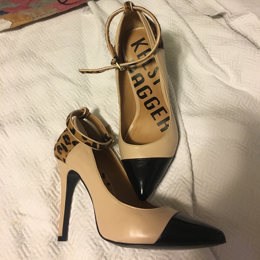 Black, tan and cheetah print stilettos!