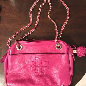 Pink Tory Burch Leather Bag
