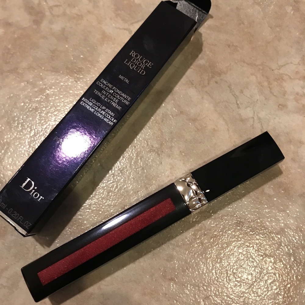 Dior New Liquid Lipstick! Color 979 poison metal