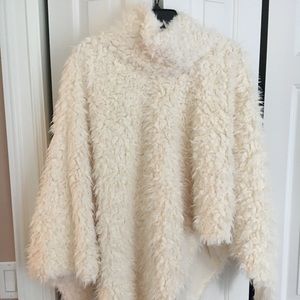 Express Fluffy Poncho