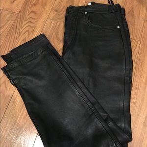 BANANA REPUBLIC 💯 LEATHER PANTS