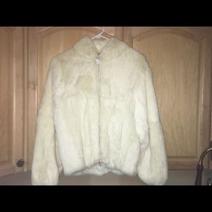 White Rabbit Fur Jacket