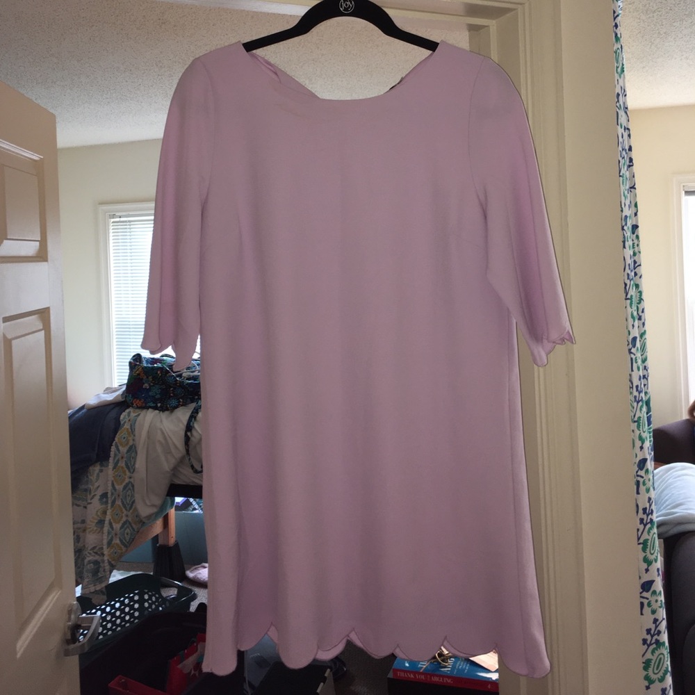 Lavender Scalloped Tobi dress