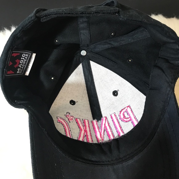 💕PINKS💕 black hat - Picture 4 of 5