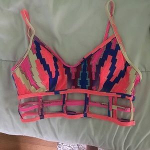Caged bikini top