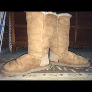 Tall Chestnut Bailey Button UGG Boots