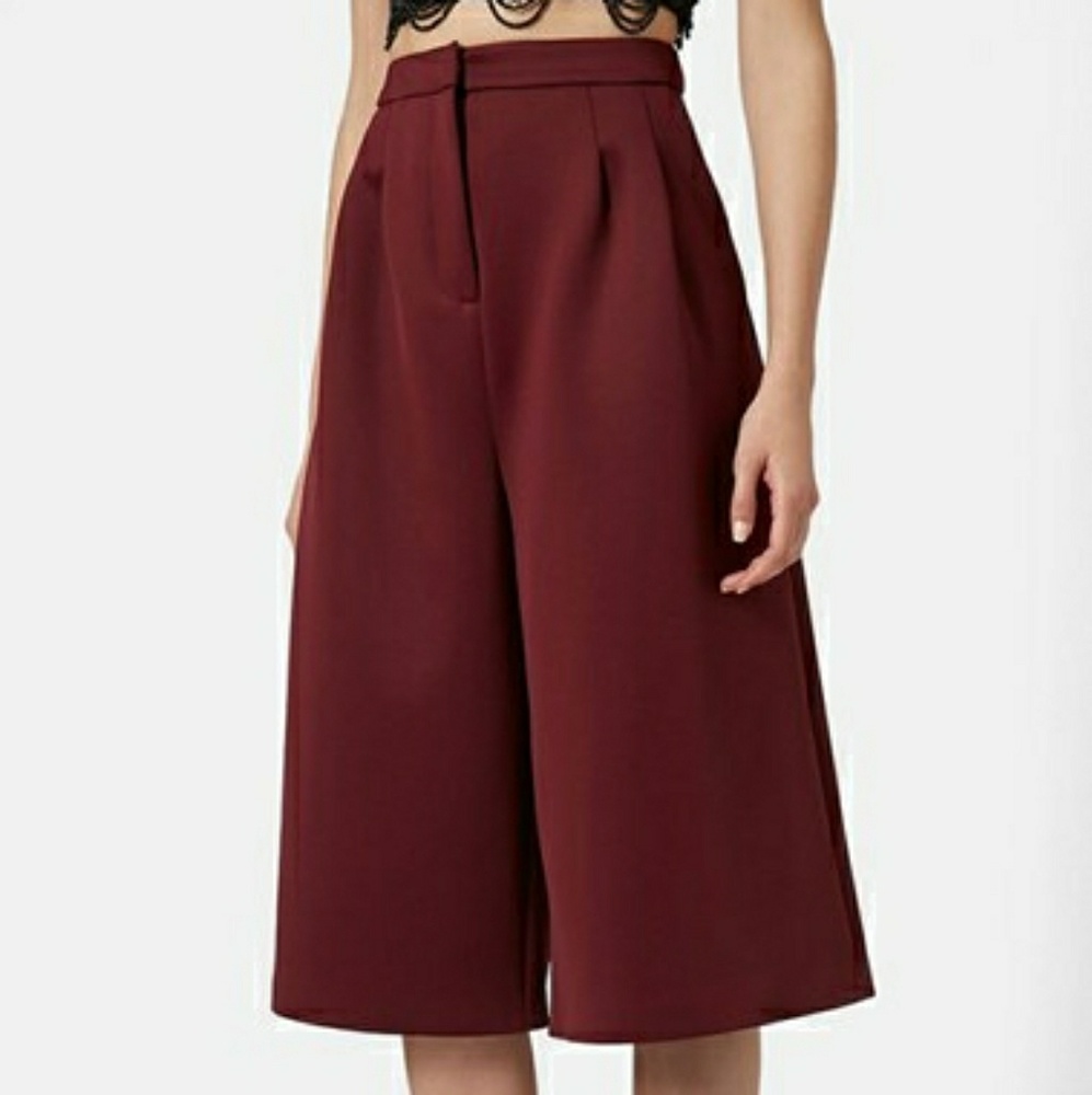 TOPSHOP wide leg culotte
