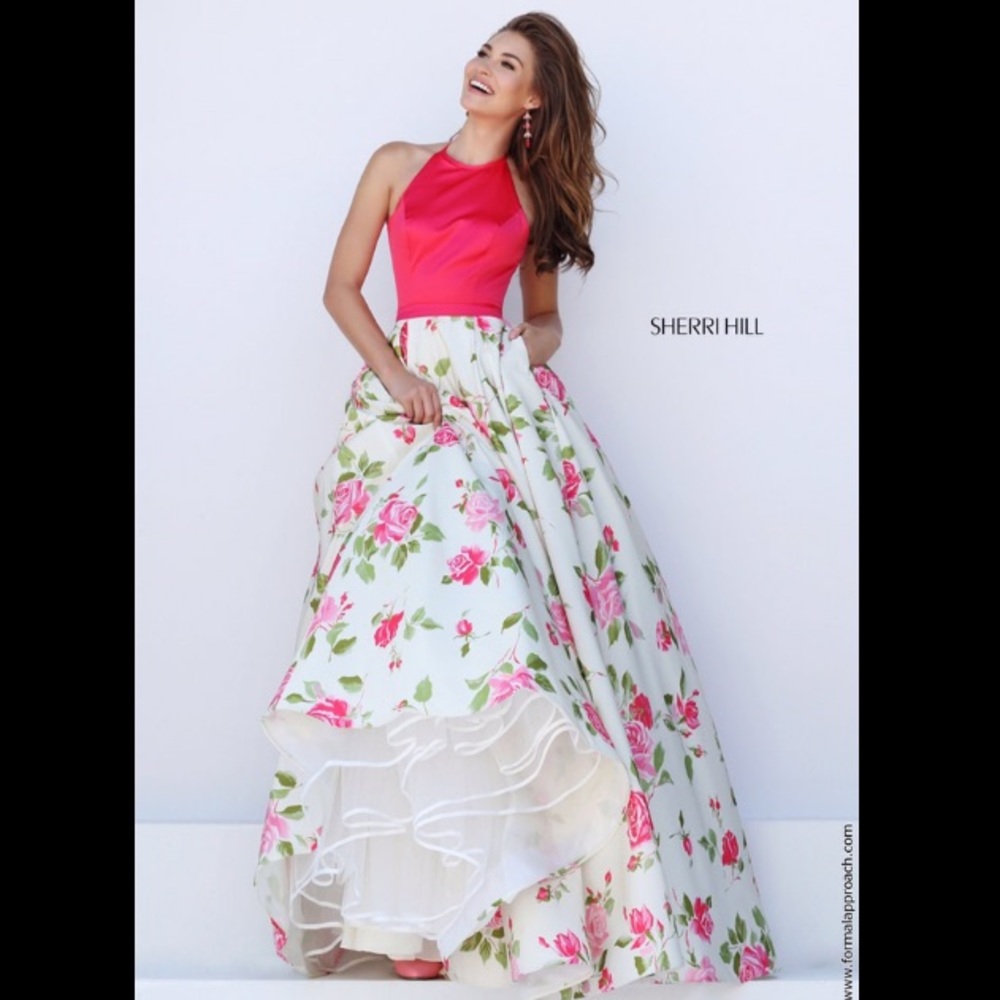 Sherri Hill Floral Prom Dress