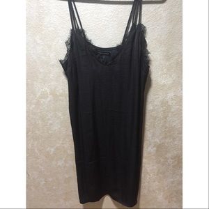 Kendall & Kylie black satin lace dress!