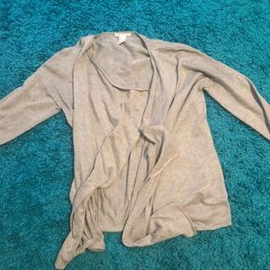 Grey H&M wrap sweater