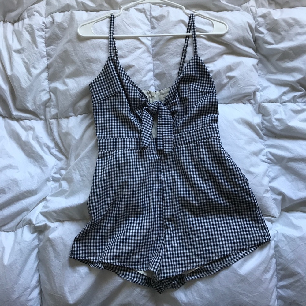 Gingham romper