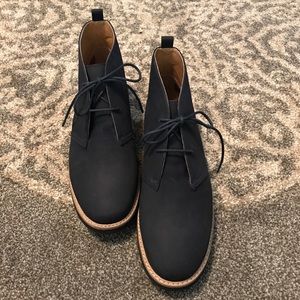 Clarks Glick Willa Navy Nubuck Size 9