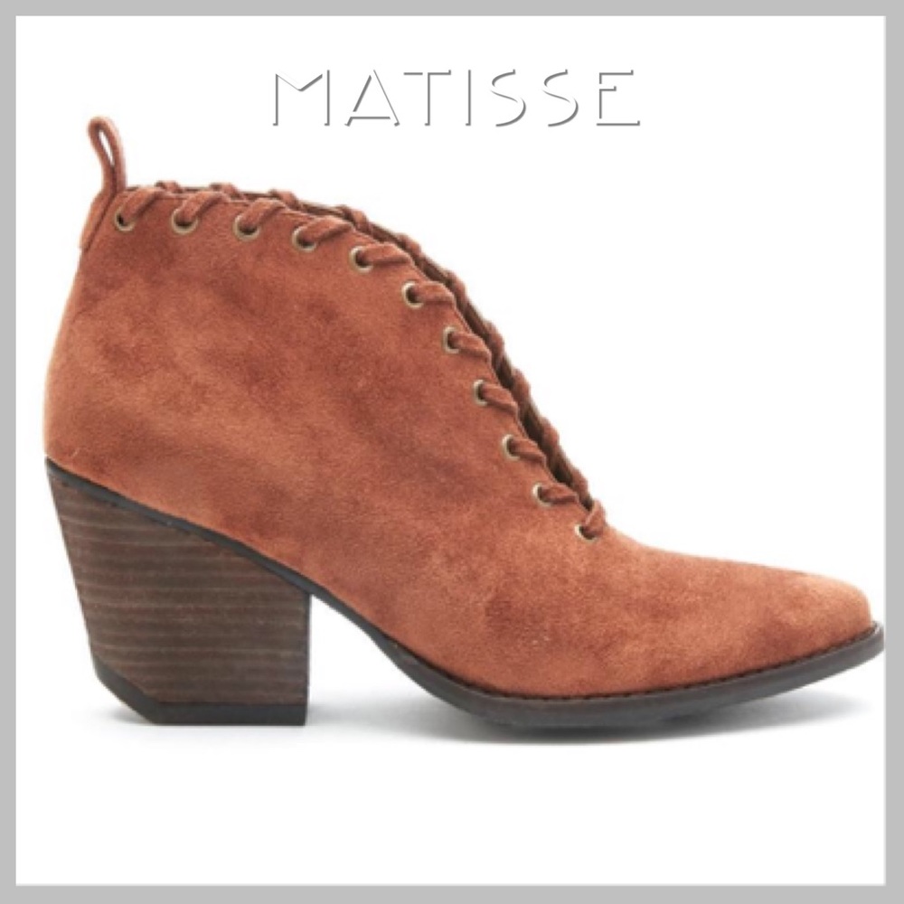 New Coconuts by Matisse Saddle Suede Booties - Picture 1 of 1