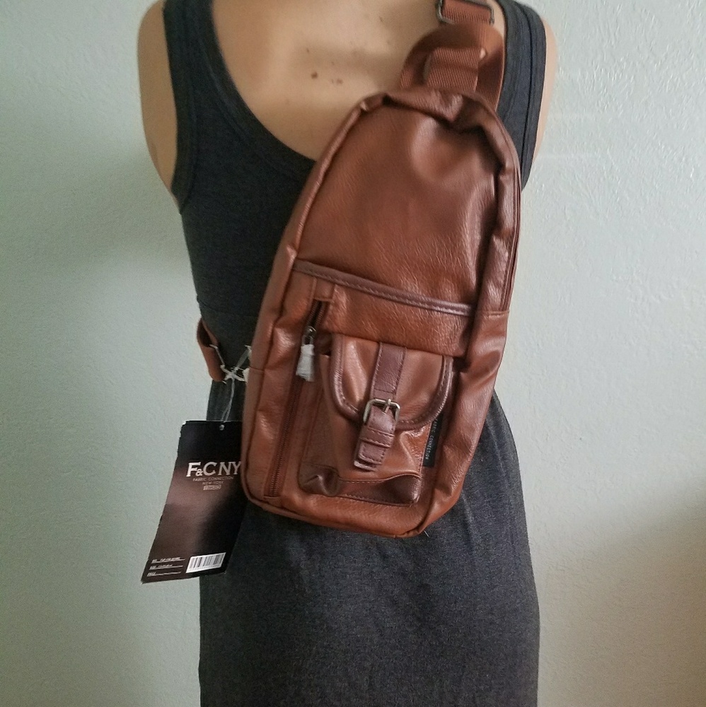 Leather backpack NWT