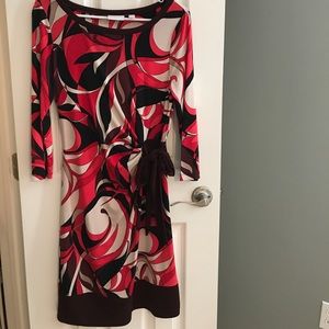 Fall color patterned New York & Co dress