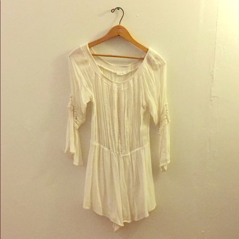 Lush White Romper