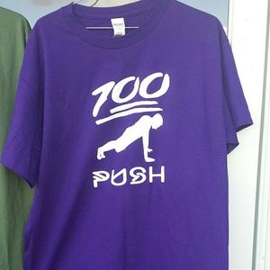 100 push up challenge t-shirt
