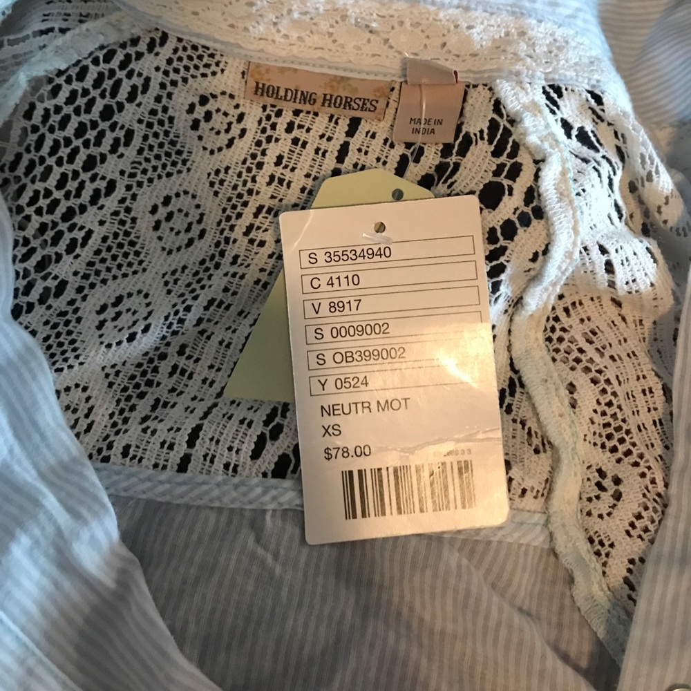 Anthropologie Blouse with Lace Detailing - Picture 5 of 5