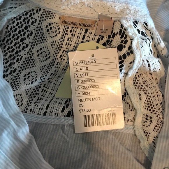 Anthropologie Blouse with Lace Detailing - Picture 5 of 5