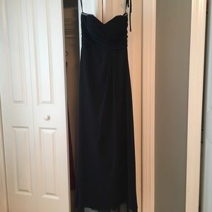 Bill Levkoff Navy Bridesmaid Dress