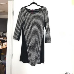 Black & grey dress